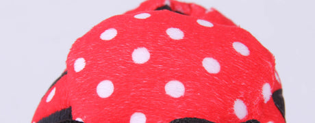 Nebraska Cornhuskers Comfy Feet Polka Dot Slippers