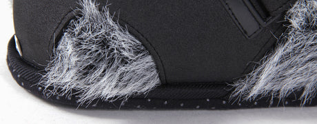 Gray and Black Hairy Feet