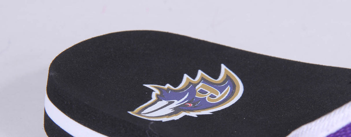 Baltimore Ravens FOCO Contour Flip Flops Sandals