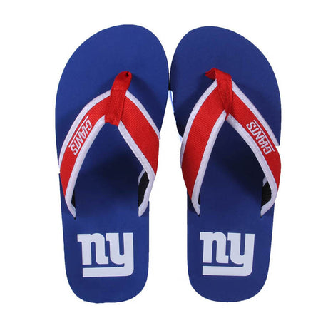 New York Giants FOCO Contour Flip Flops Sandals