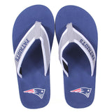 New England Patriots FOCO Contour Flip Flops Sandals