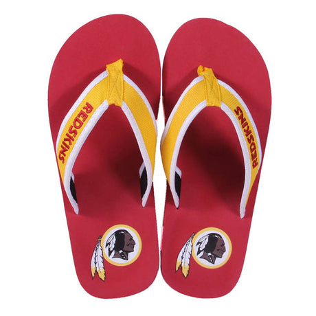 Washington Redskins FOCO Contour Flip Flops Sandals