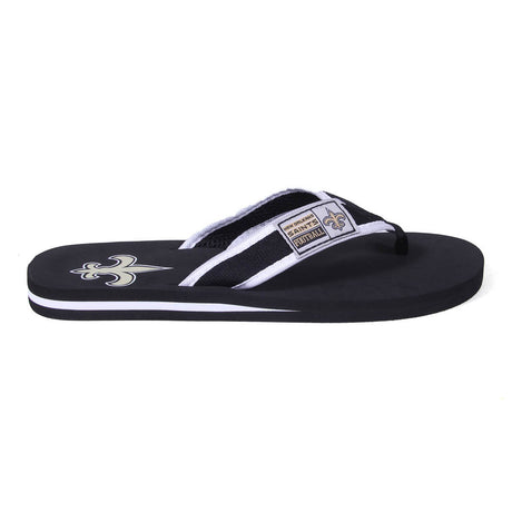New Orleans Saints FOCO Contour Flip Flops Sandals