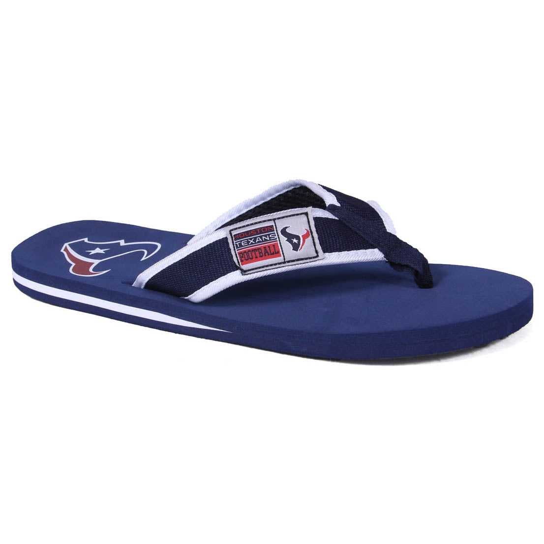 Houston Texans FOCO Contour Flip Flops Sandals