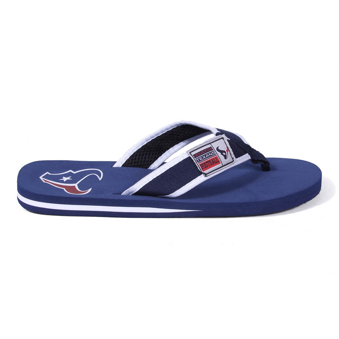 Houston Texans FOCO Contour Flip Flops Sandals