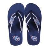 Tennessee Titans FOCO Contour Flip Flops Sandals