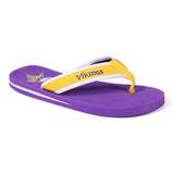 Minnesota Vikings FOCO Contour Flip Flops Sandals