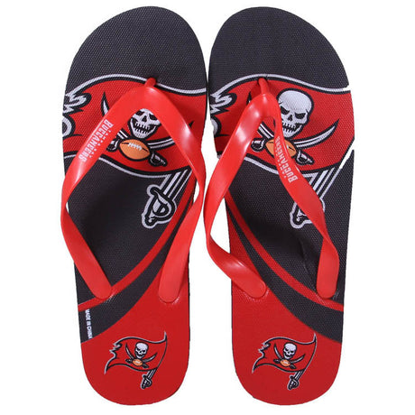 Tampa Bay Buccaneers FOCO Big Logo Flip Flops