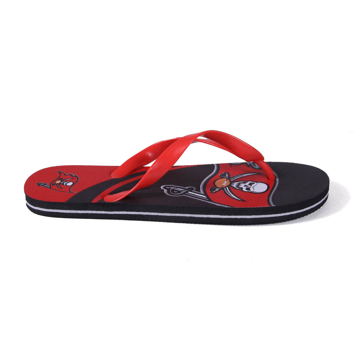 Tampa Bay Buccaneers FOCO Big Logo Flip Flops