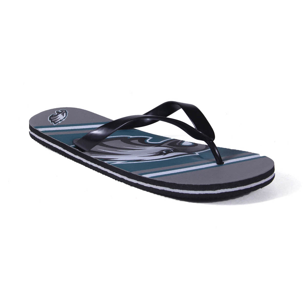 Philadelphia Eagles FOCO Big Logo Flip Flops
