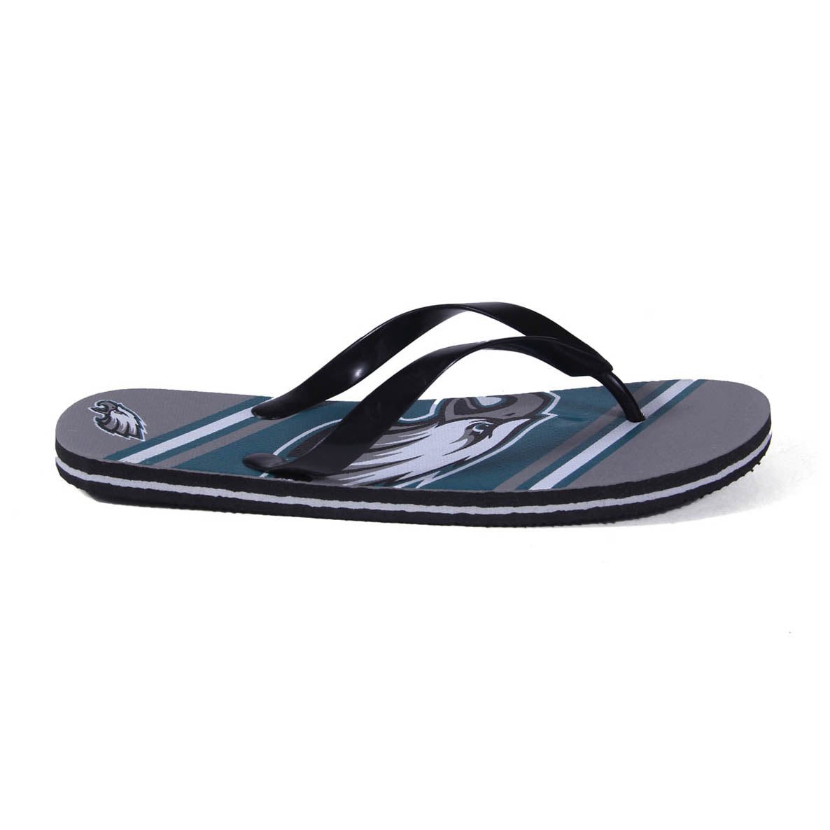 Philadelphia Eagles FOCO Big Logo Flip Flops