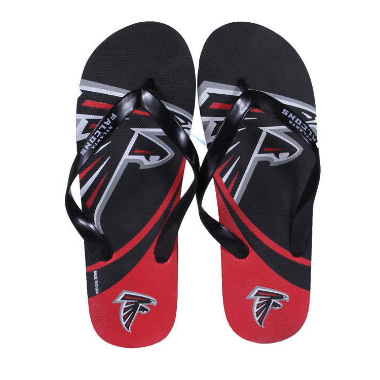 Atlanta Falcons FOCO Big Logo Flip Flops