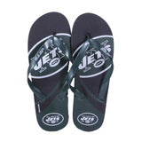 New York Jets FOCO Big Logo Flip Flops