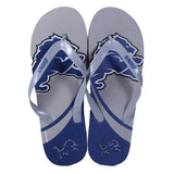 Detroit Lions FOCO Big Logo Flip Flops