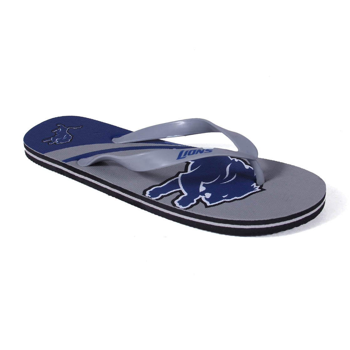 Detroit Lions FOCO Big Logo Flip Flops