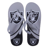 Las Vegas Raiders FOCO Big Logo Flip Flops