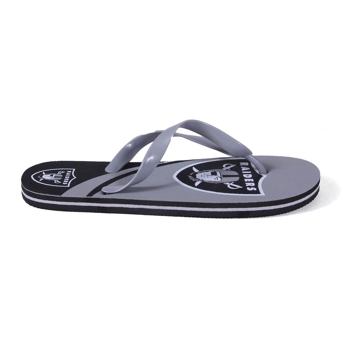 Las Vegas Raiders FOCO Big Logo Flip Flops