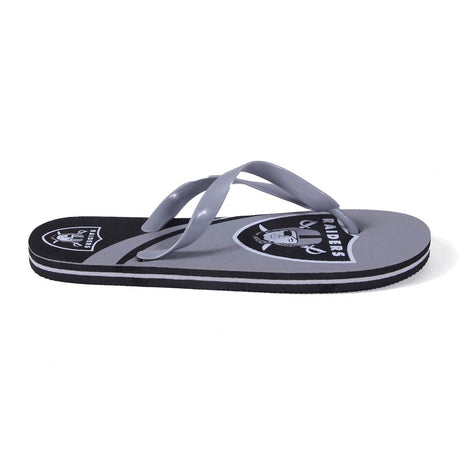 Las Vegas Raiders FOCO Big Logo Flip Flops