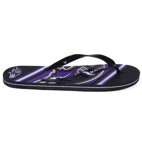 Baltimore Ravens FOCO Big Logo Flip Flops