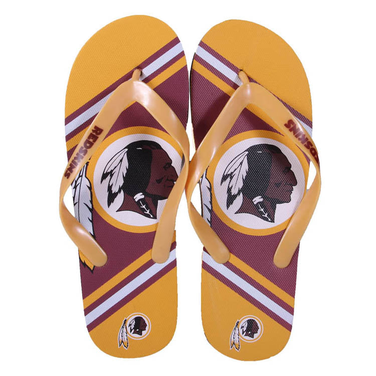 Washington Redskins FOCO Big Logo Flip Flops