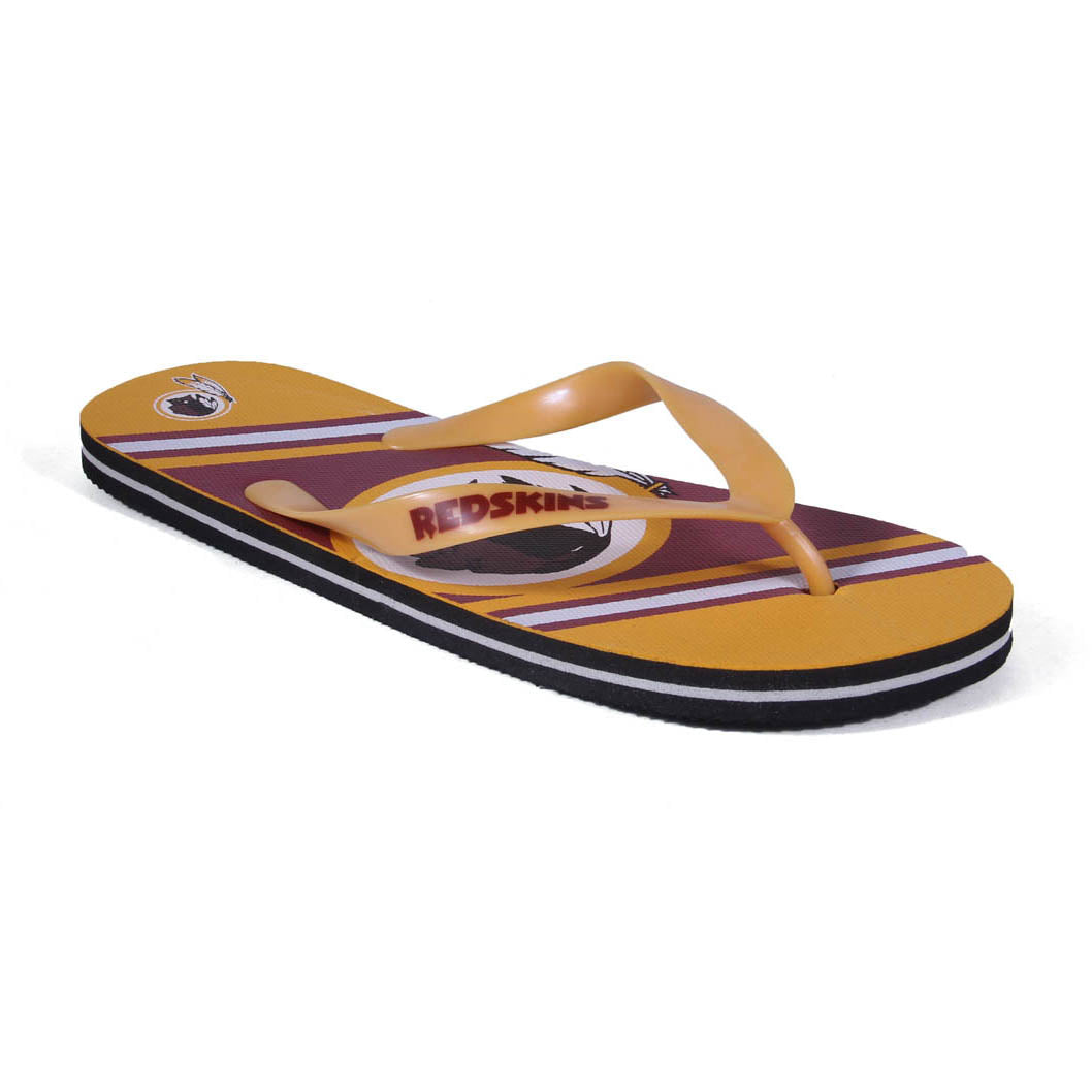 Washington Redskins FOCO Big Logo Flip Flops