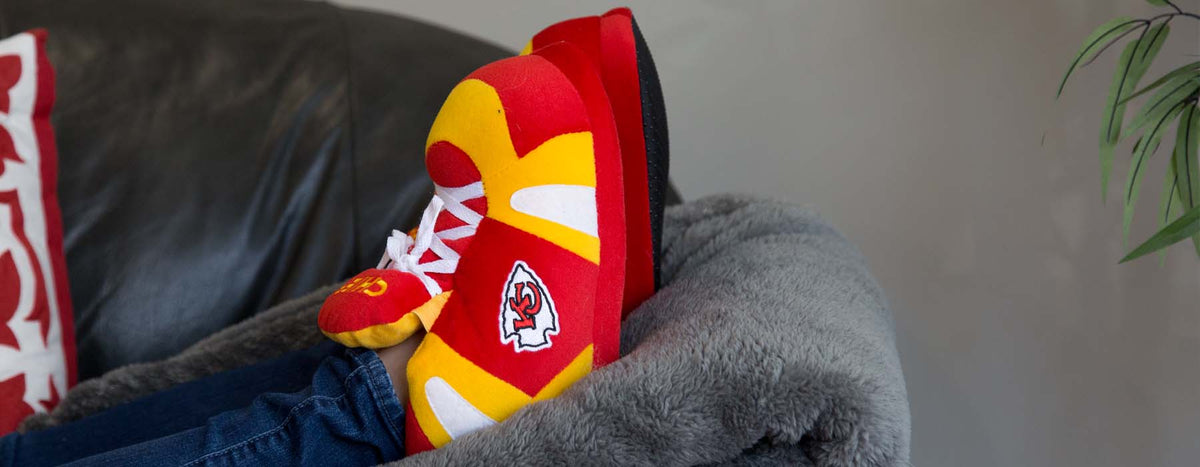 Kansas City Chiefs ComfyFeet Original Comfy Feet Sneaker Slippers