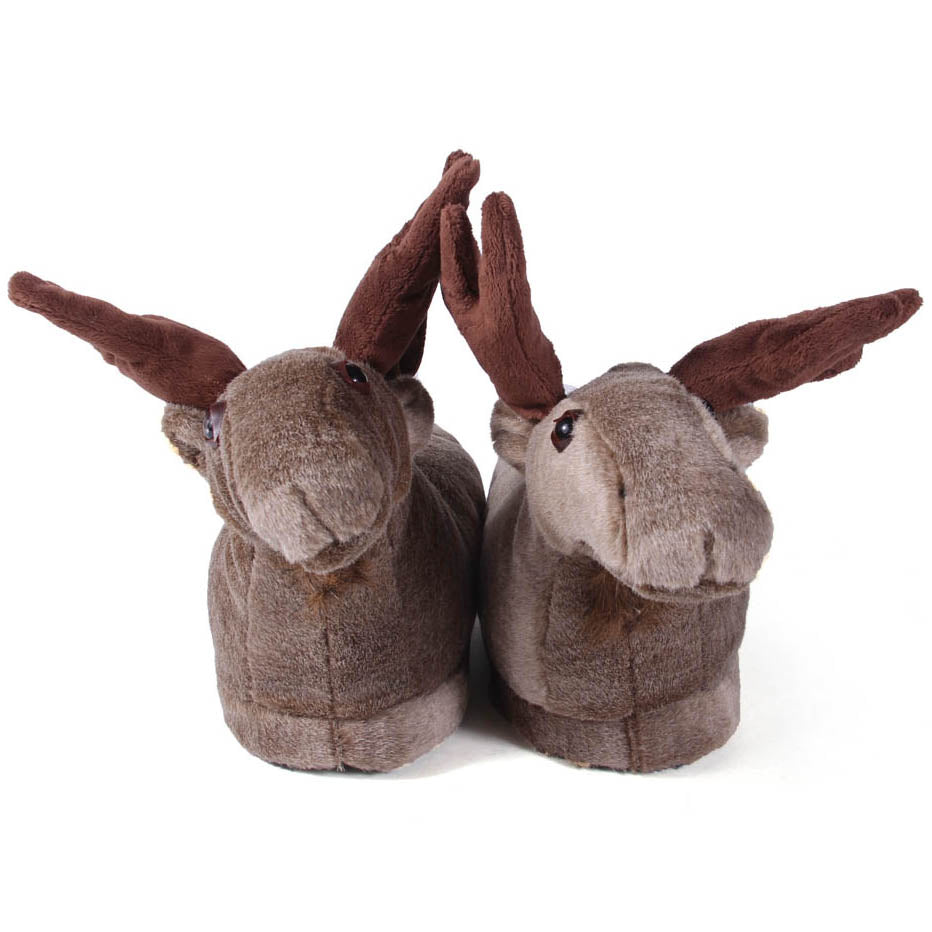 Moose Comfy Animal Slippers