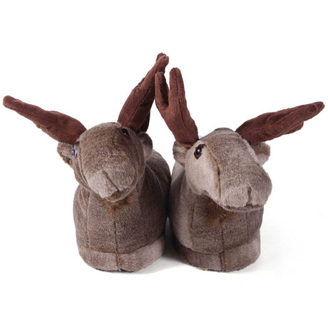Moose Comfy Animal Slippers