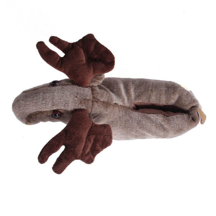 Moose Comfy Animal Slippers