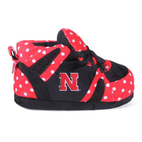 Nebraska Cornhuskers Comfy Feet Polka Dot Slippers
