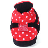 Nebraska Cornhuskers Comfy Feet Polka Dot Slippers