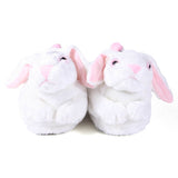 White Bunny Comfy Animal Slippers