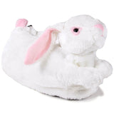 White Bunny Comfy Animal Slippers