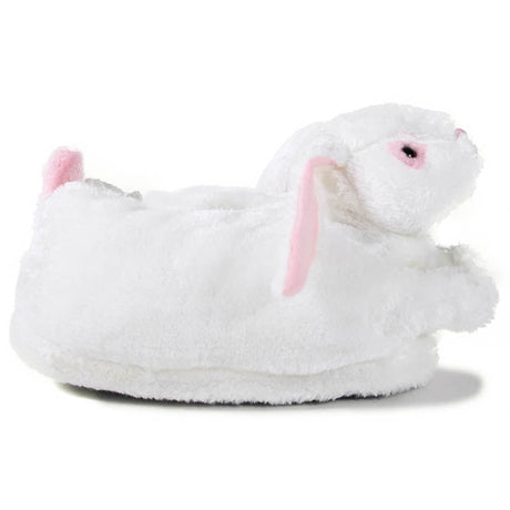White Bunny Comfy Animal Slippers