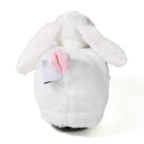 White Bunny Comfy Animal Slippers