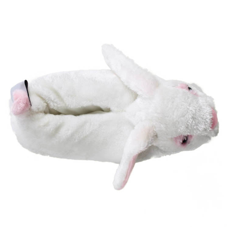 White Bunny Comfy Animal Slippers