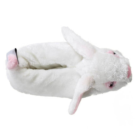 White Bunny Comfy Animal Slippers
