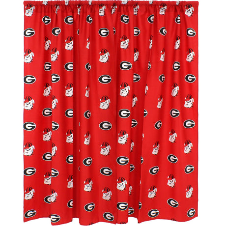 Georgia Bulldogs Curtain Panels - 63" or 84"
