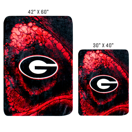 Georgia Bulldogs Sublimated Soft Throw Blanket