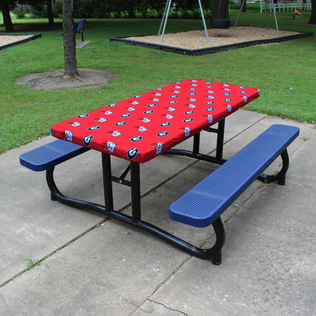 Georgia Bulldogs Fitted Table Cover / Tablecloth:  3 Sizes Available