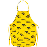 Iowa Hawkeyes Grilling Tailgating Apron with 9" Pocket, Adjustable