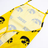 Iowa Hawkeyes Grilling Tailgating Apron with 9" Pocket, Adjustable