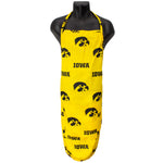 Iowa Hawkeyes Grilling Tailgating Apron with 9" Pocket, Adjustable