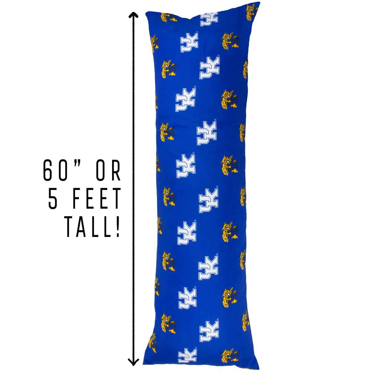 Kentucky Wildcats Body Pillow - 20" x 60"