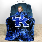 Kentucky Wildcats Sublimated Soft Throw Blanket