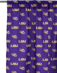 LSU Tigers Curtain Panels 63" or 84"