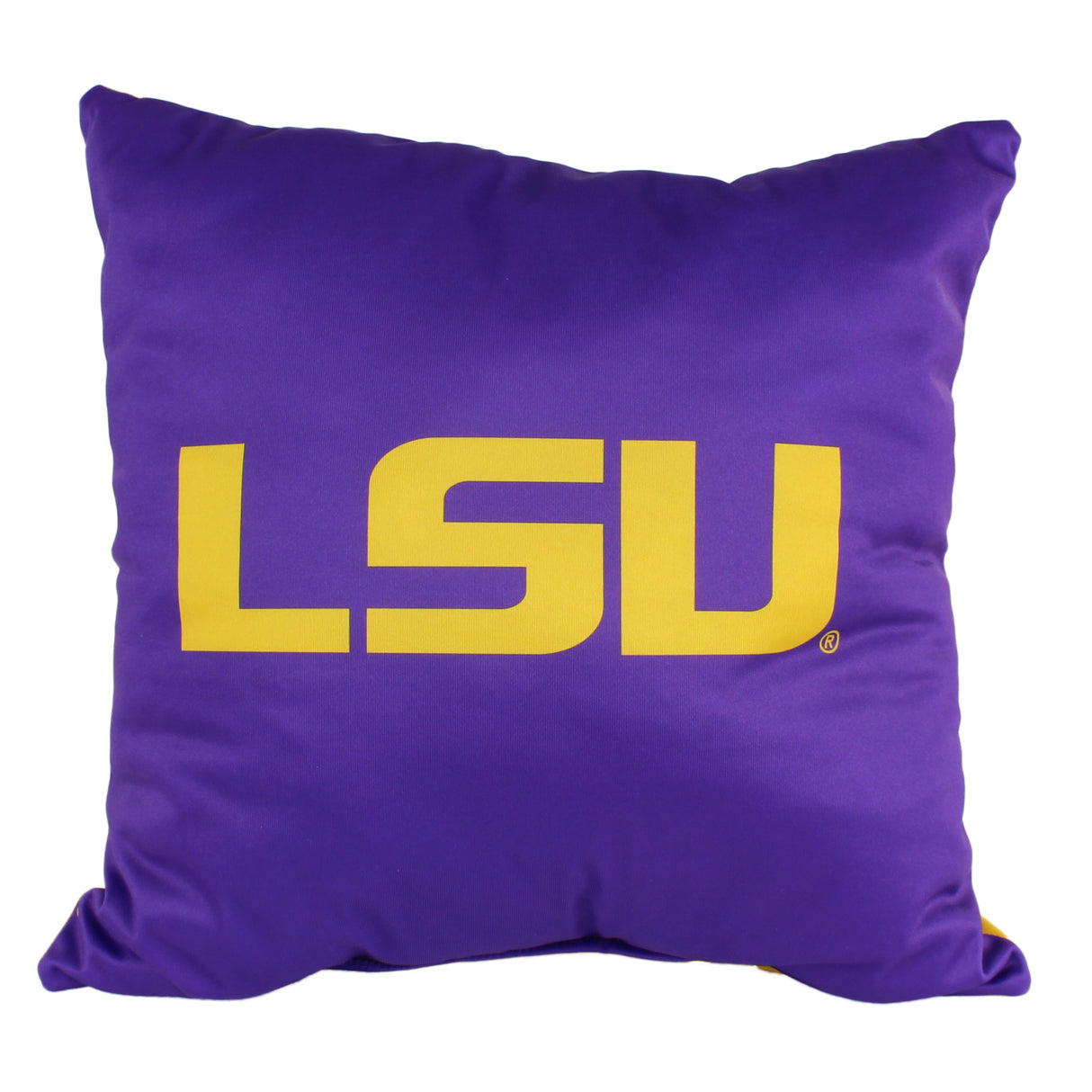 LSU Tigers 2 Sided Decorative Pillow, 16" x 16", Made in the USA