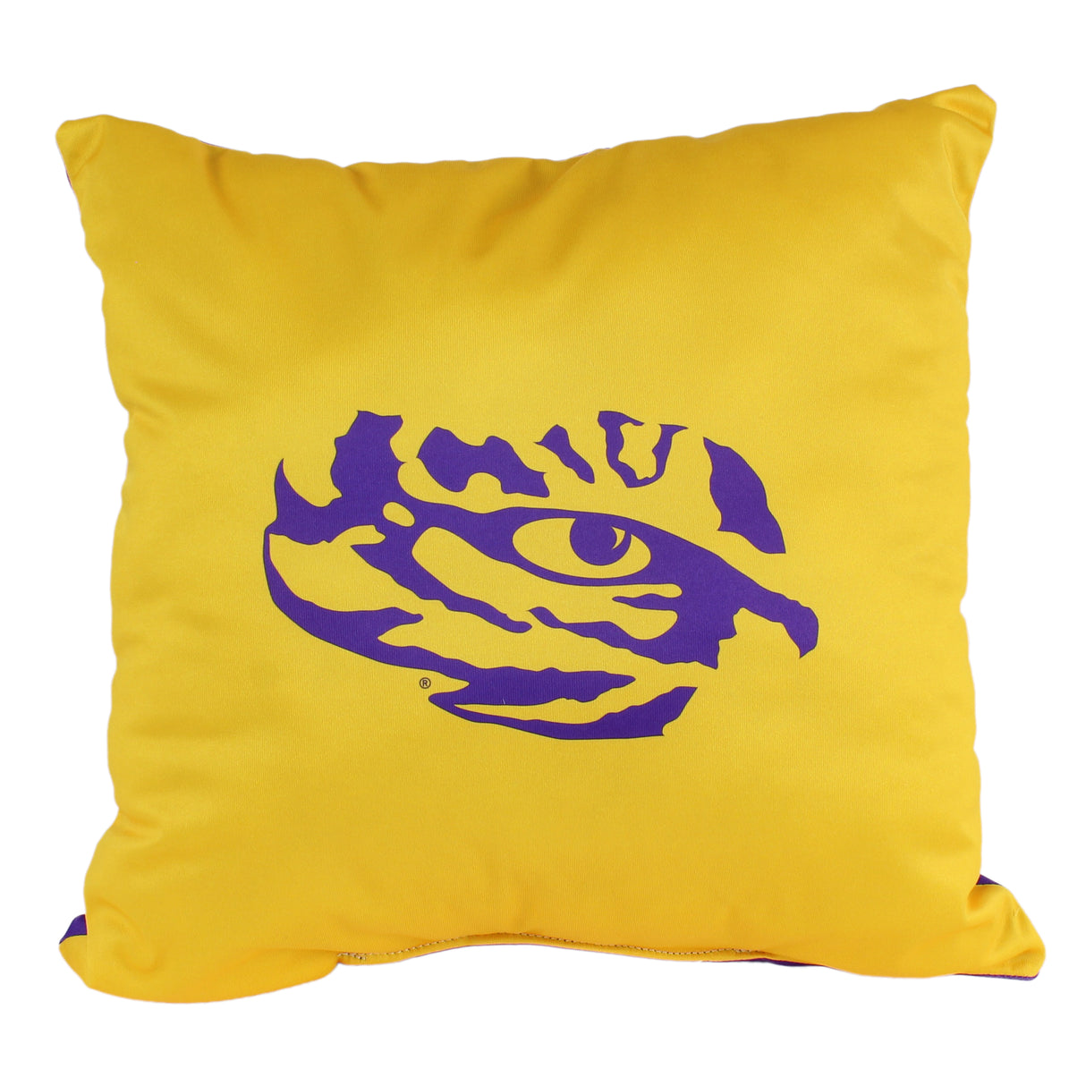 LSU Tigers 2 Sided Decorative Pillow, 16" x 16", Made in the USA