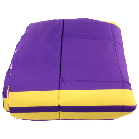 LSU Tigers Reversible Big Logo Soft and Colorful Comforter