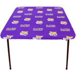 LSU Tigers Fitted Table Cover / Tablecloth:  3 Sizes Available